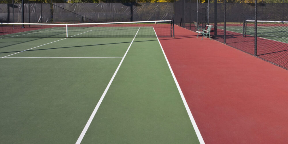 Empty Tennis Court