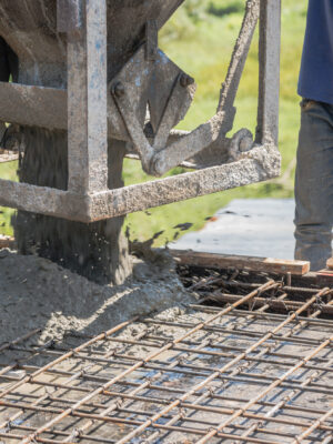 cement pouring